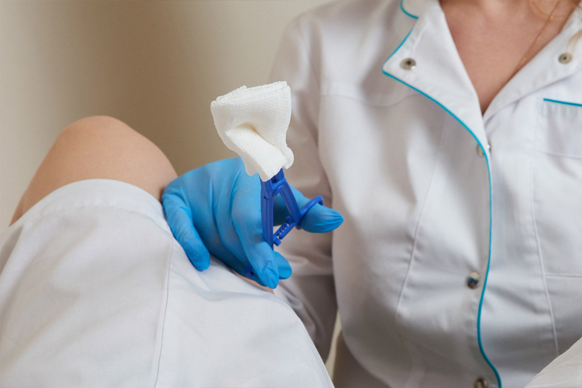 Plastic surgery | Treatment of cervical lesion